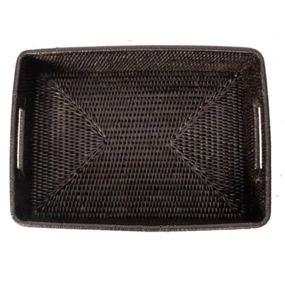 Artifacts Trading Company ™ Artifacts Rattan Rectangular Storage Basket With Rounded Corners In Brown
