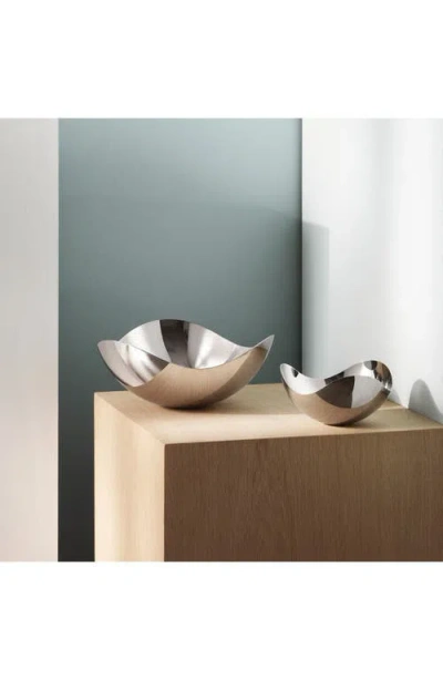 Georg Jensen Small Bloom Stainless Steel Bowl In Silver