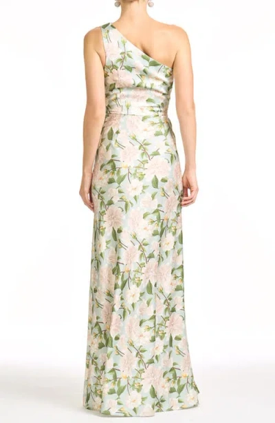 Sachin & Babi Sachin And Babi Delphine One Shoulder Gown In Multi