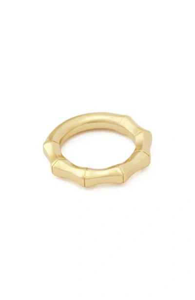 Allsaints Angular Ring In Gold