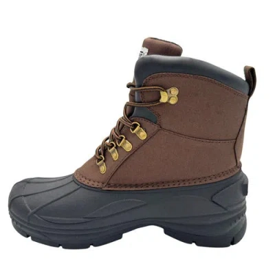 Adtec Durable Nylon Winter Boots In Brown