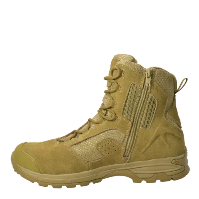 Adtec 8" Side Zipper Tactical Boot In Brown
