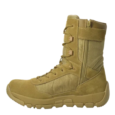 Adtec 9" Side Zipper Composite Toe Tactical Boot In Brown