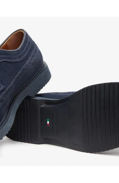Nerogiardini Wingtip Derby In Blue