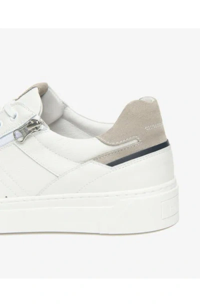 Nerogiardini Low Top Side Zip Sneaker In White