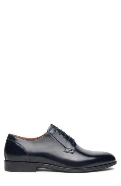 Nerogiardini Plain Toe Derby In Blue