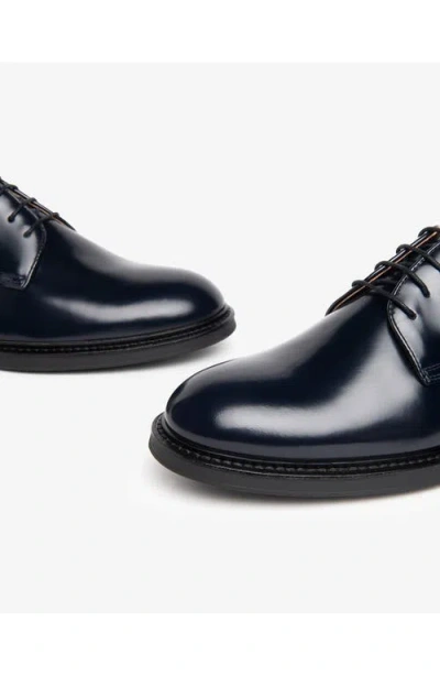Nerogiardini Plain Toe Derby In Blue