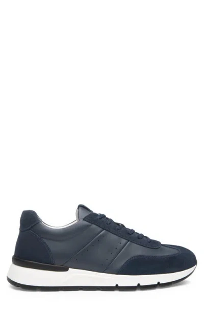 Nerogiardini Low Top Trainer Sneaker In Blue