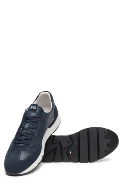 Nerogiardini Low Top Trainer Sneaker In Blue