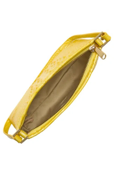Brahmin Lorelei Croc Embossed Leather Shoulder Bag