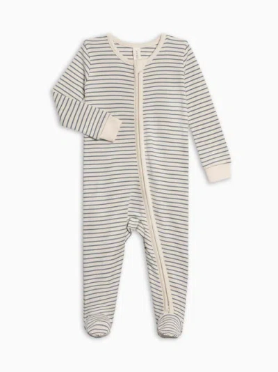 Colored Organics Organic Peyton Zipper Sleeper In Neutral