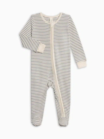 Colored Organics Organic Peyton Zipper Sleeper In Neutral