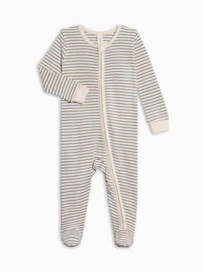 Colored Organics Organic Peyton Zipper Sleeper In Neutral