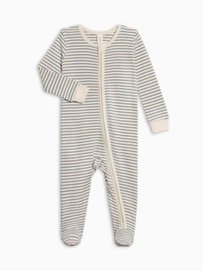 Colored Organics Organic Peyton Zipper Sleeper In Neutral
