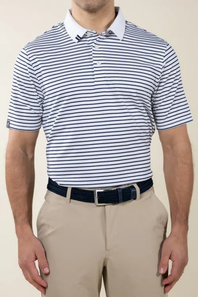 Ashworth Golf 2bar Stripe Polo