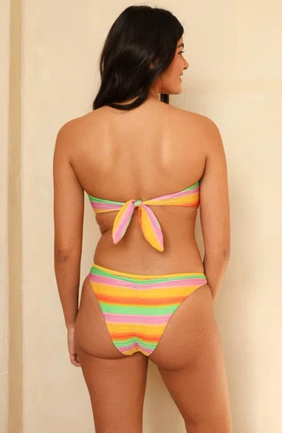 Dippin Daisys Bloom Super Cheeky Bikini Bottom In Multi
