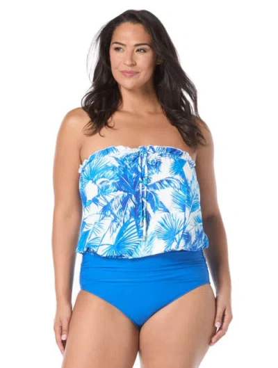 Coco Reef Infinity Bandini Top In Blue