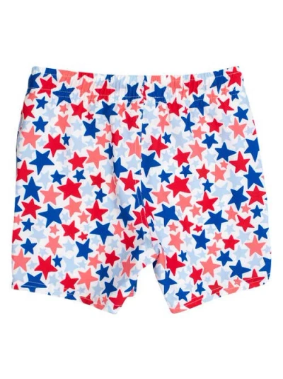 Ruggedbutts Upf50+ Sun Protected Stretch Swim Trunks In Multi