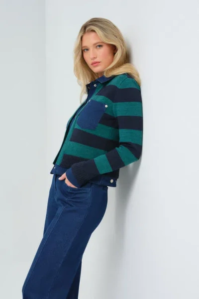 Anatomie Sienna Jacket In Navy In Multi