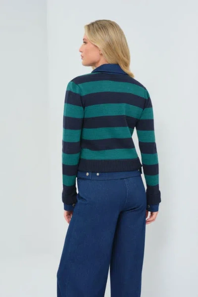 Anatomie Sienna Jacket In Navy In Multi
