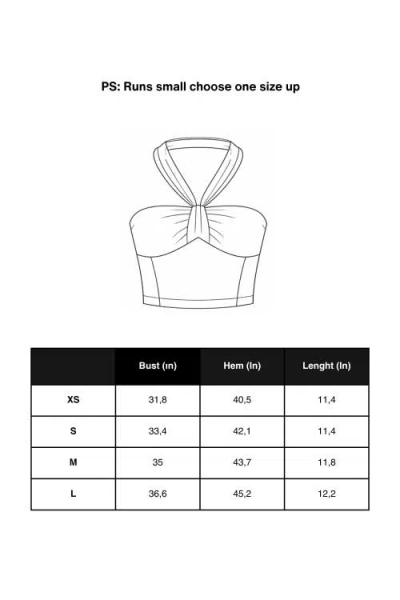 Nocturne Structured Strapless Contrast Bustier Top In Multi