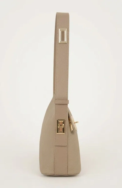 Modenaire Leather Shoulder Bag In White