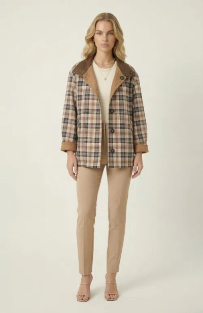 Modenaire Reversible Plaid Jacket