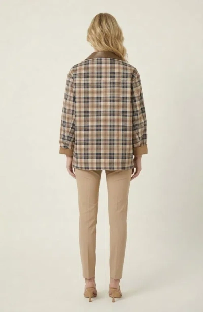 Modenaire Reversible Plaid Jacket