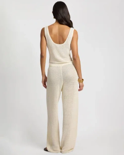 Onia Knit Drawstring Pant In White