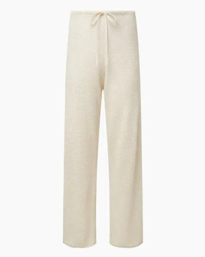 Onia Knit Drawstring Pant In White