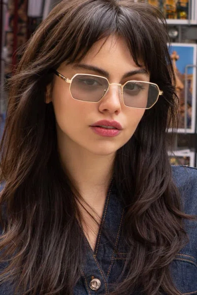Freyrs Eyewear Superior Rectangular Unisex Sunglasses In White