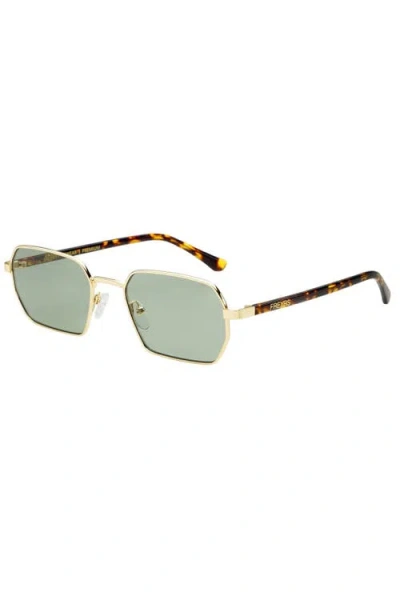 Freyrs Eyewear Superior Rectangular Unisex Sunglasses In White