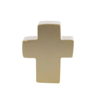 Transpac Mdf And Epoxy Cross In White
