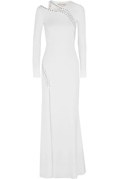 Emilio Pucci Lace-up Stretch-jersey Gown