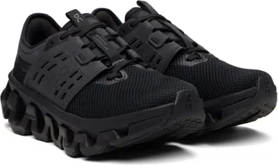 On Running Black Polyester Rubber Cloudswift Amp 1 Sneakers