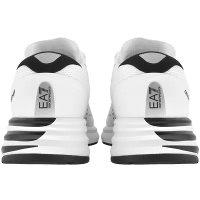 Ea7 Sneaker In Breathable Technical Fabric In White