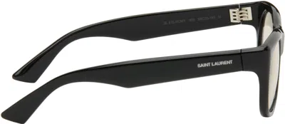 Saint Laurent Sl 815 Rectangular Sunglasses In Black