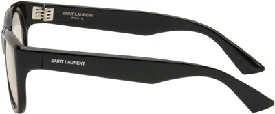 Saint Laurent Sl 815 Rectangular Sunglasses In Black