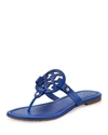 TORY BURCH MILLER LEATHER LOGO SANDAL