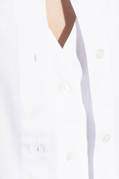 Samsoe & Samsoe Samoon Tie-detail Shirt In White