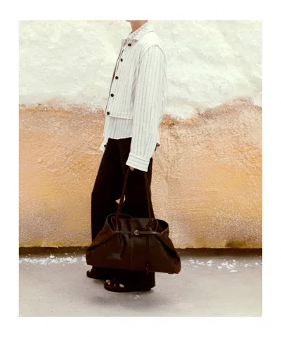 Low Classic Striped Jacket In White