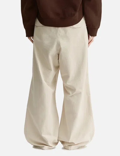 Entire Studios Barren Drawstring Cargo Pants In White