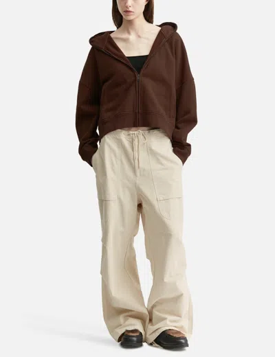 Entire Studios Barren Drawstring Cargo Pants In White