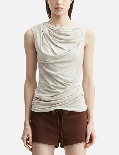 Entire Studios Drape Tank In White
