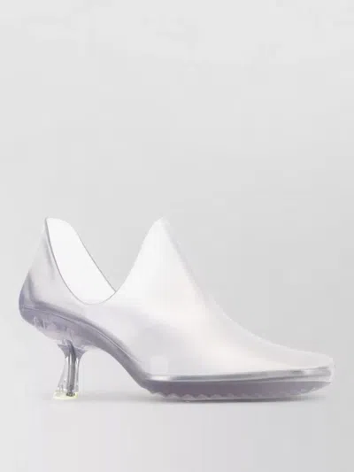 Loewe Emily Aqua Bootie 45 In Rubber With Multicolor Socks Pumps White