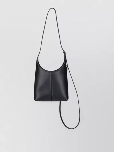 Courrèges Shoulder Bag Shopper Adjustable Strap Top Handle In Black