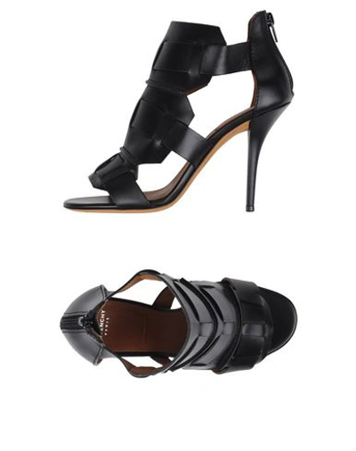 Shop Givenchy Sandals In Black