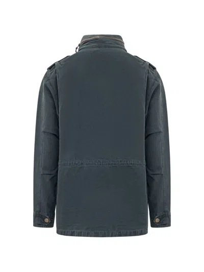 Bl'ker Multi-pocket Field Jacket In Blue