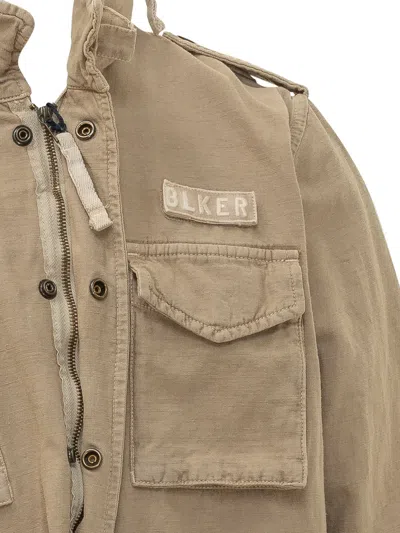 Bl'ker Multi-pocket Field Jacket In Neutral