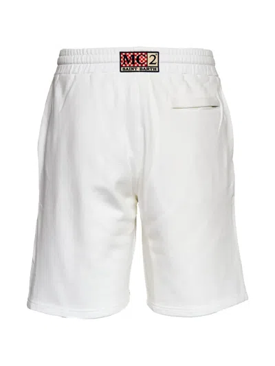 Mc2 Saint Barth Randle Drawstring Shorts In White